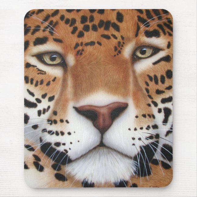 Jaguar Painting Mouse Pad (Front)