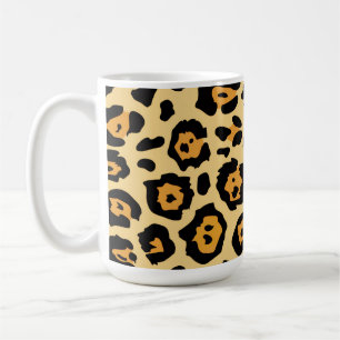 jaguar print coffee mug