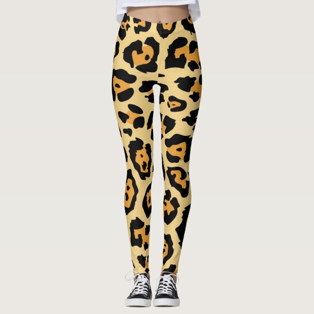 jaguar print leggings (Front)
