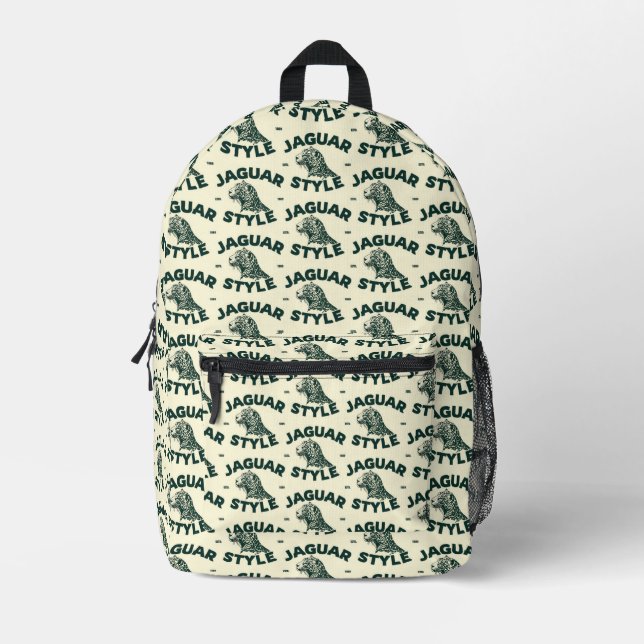 Jaguar Printed Backpack (Front)