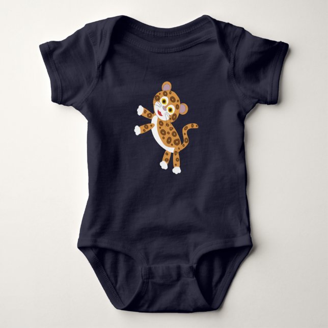 Jaguar - Rainforest Baby Baby Bodysuit (Front)
