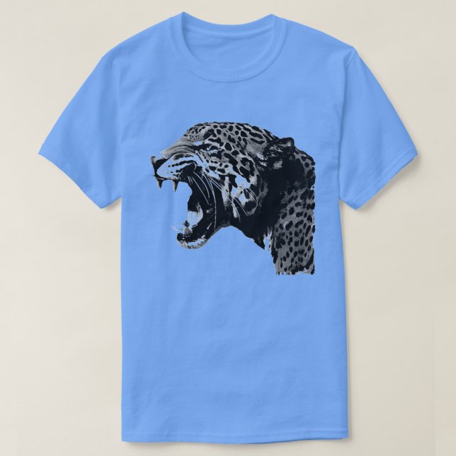 Jaguar Roaring T-Shirt (Design Front)