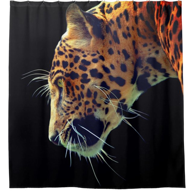 Jaguar Shower Curtain (Front)