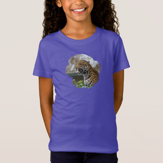 Jaguar Showing His Teeth Plus T-Shirt (Front)