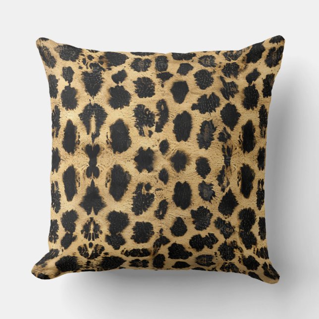 Jaguar skin cushion (Front)