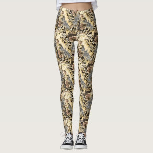 Jaguar skin, snakes leggings