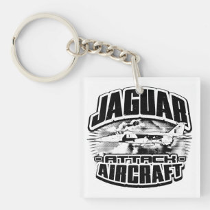 Jaguar Square (double-sided) Acrylic Keychain