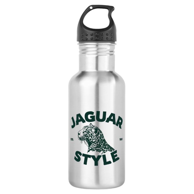 Jaguar Stainless Steel Water Bottle (Front)