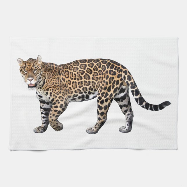 Jaguar Tea Towel (Horizontal)