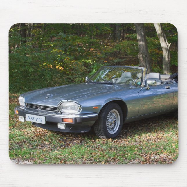 Jaguar XJS V12 Cabriolet Mouse Pad (Front)