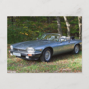 Jaguar XJS V12 Cabriolet Postcard