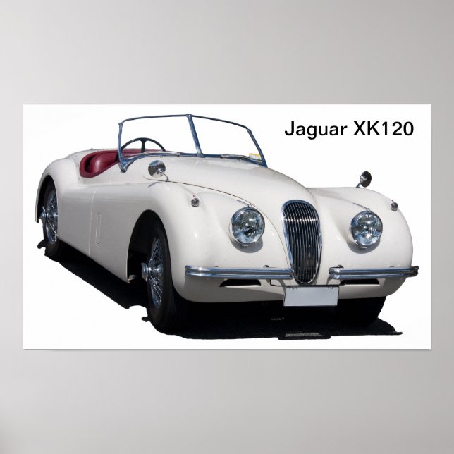 Jaguar XK120 Poster (Front)