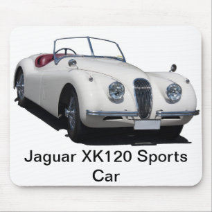 Jaguar XK120 Sports Car Mouse Pad