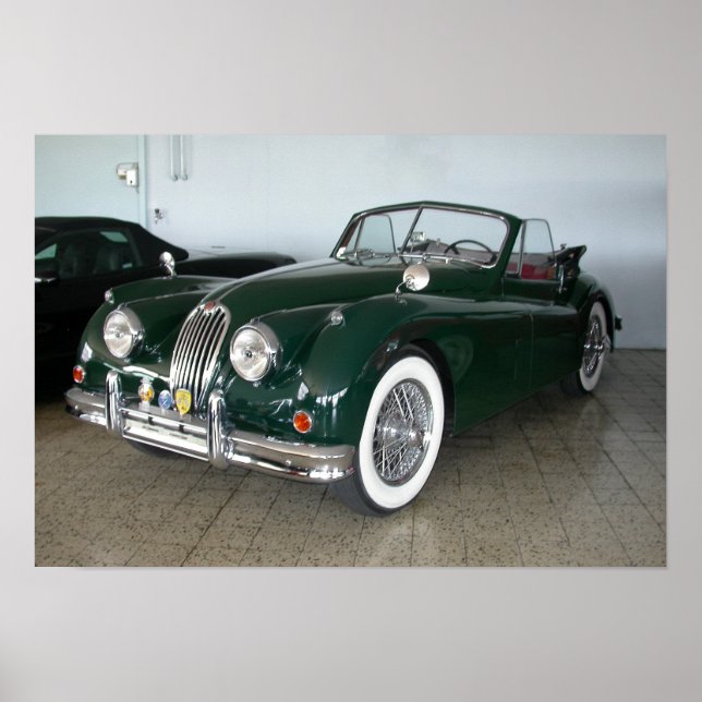Jaguar XK 120 Poster (Front)