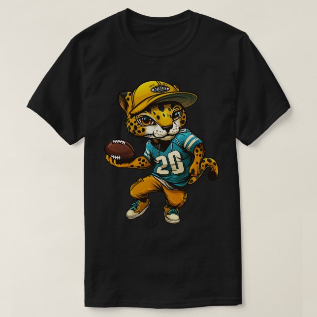 Jaguars American  Fan T-Shirt (Design Front)