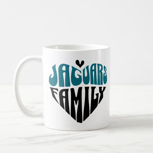 Jaguars Family Fan Gift Coffee Mug (Left)