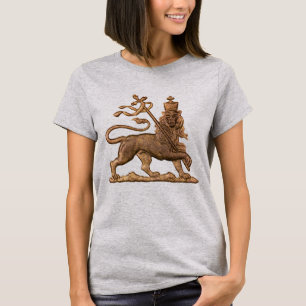 Jah Army Lion of Judah Rastafari Girls Woman Shirt