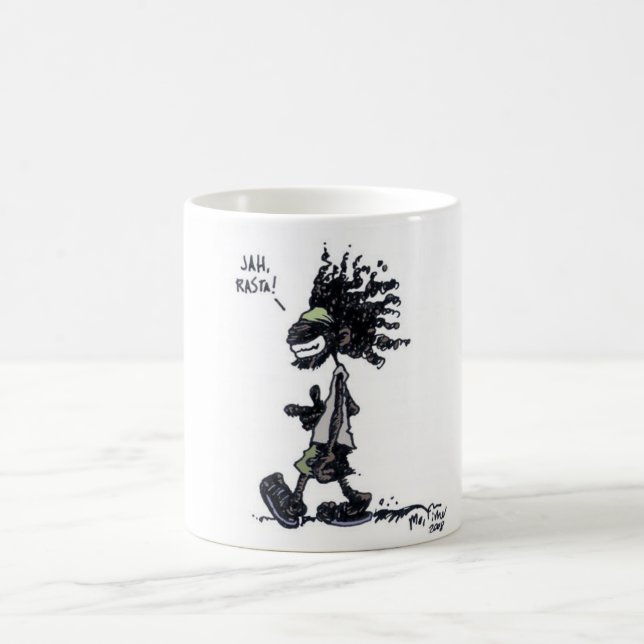 Jah Rasta breakfast Coffee Mug (Center)