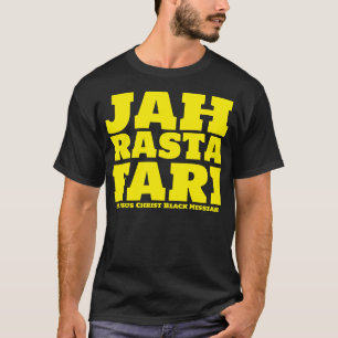 JAH RASTAFARI & BLACK MESSIAH Basic Dark T-Shirt
