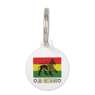 Jah Rastafari Pet Tag