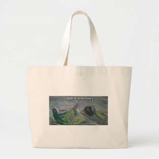 jah watch over i large tote bag
