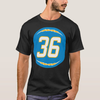 Jahleel Addae Number 36 Jersey Los Angeles Charger T-Shirt