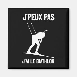J'ai Biathlon Winter Sports Cross-country Skiing Magnet
