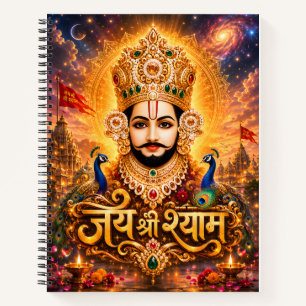 Jai Shri Khatu Shyam Ji Devotional Artwork Notebook