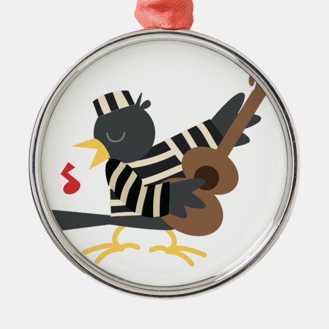 Jail Bird Metal Tree Decoration (Front)