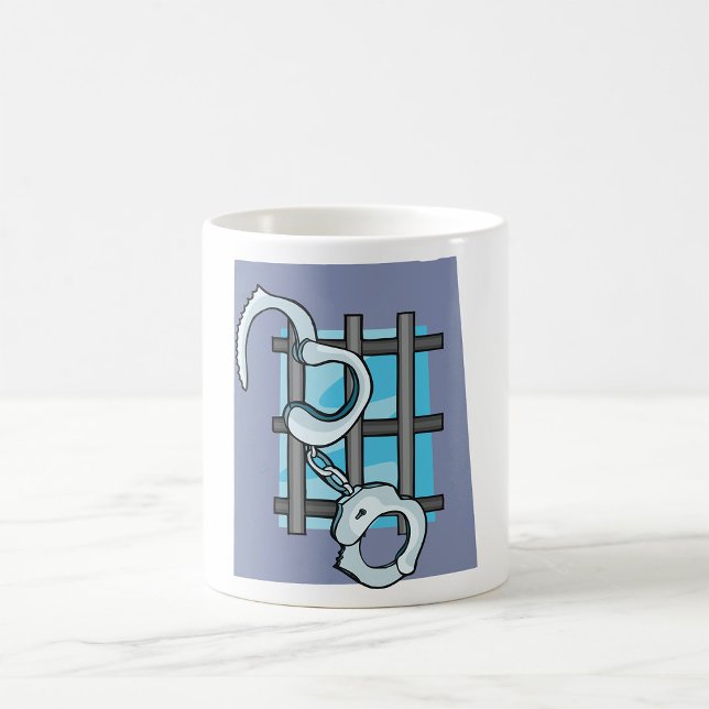 Jail Handcuffs Coffee Mug (Creator Uploaded)