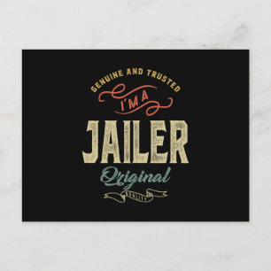 Jailer Job Title Men Women Gift Postcard