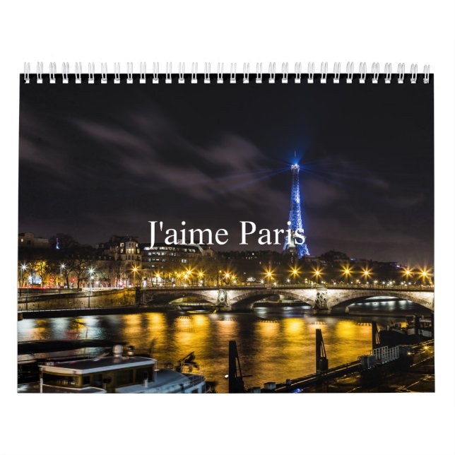 J'aime Paris Calendar (Cover)
