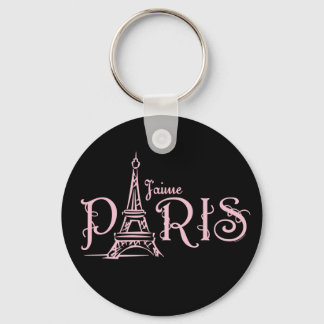 J'aime Paris (Dark) Keychain