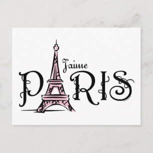J'aime Paris Postcard