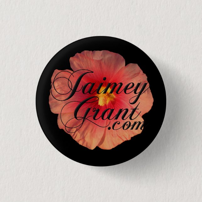 "JaimeyGrant.com" Logo Button (Front)