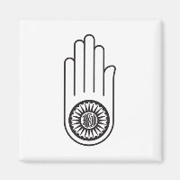 Jain Symbol of Ahimsa (Hand of Non-Violence)