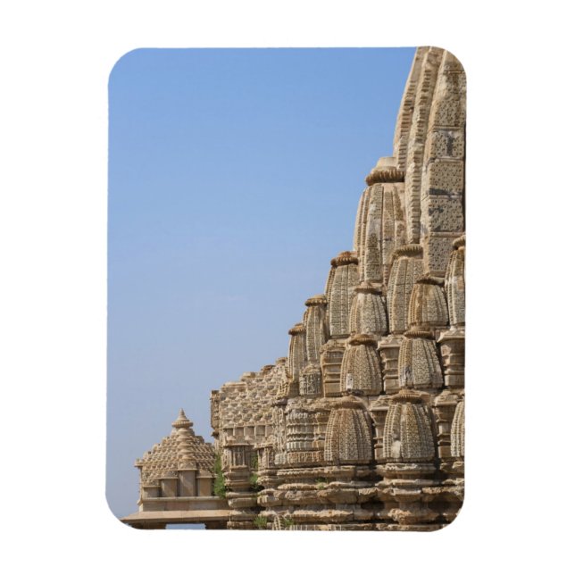 Jain temple in Chittorgarh Fort, India Magnet (Vertical)