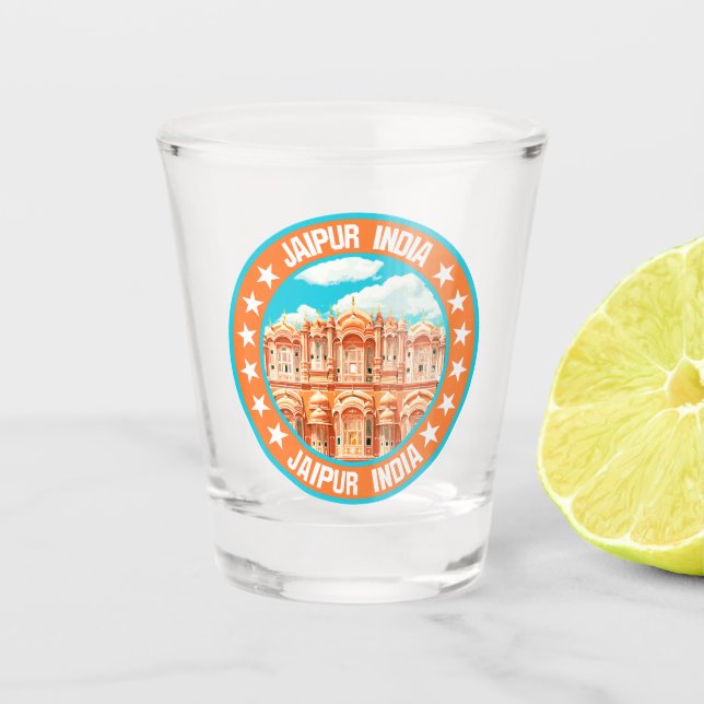 Jaipur India                                       Shot Glass (Front)