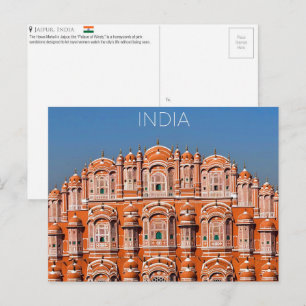 Jaipur, India Travel Postcard