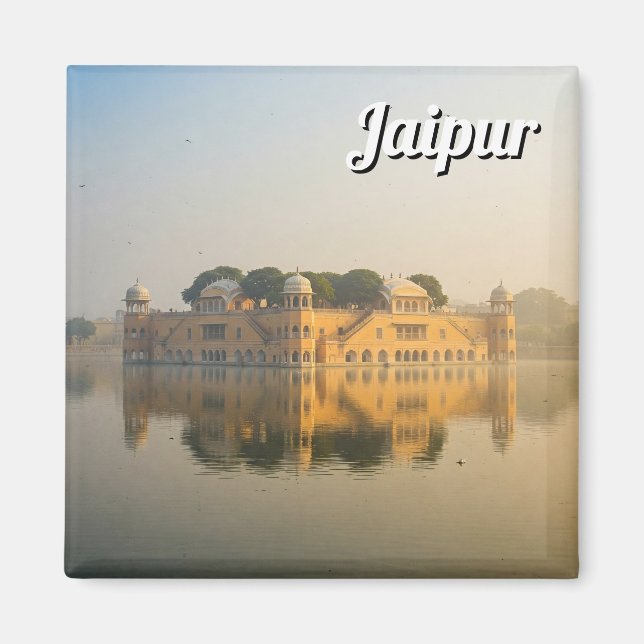 Jaipur Jal Mahal Souvenir Magnet (Front)