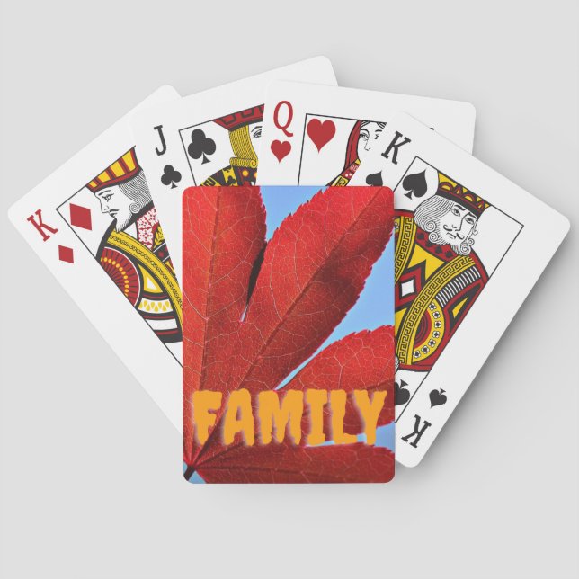 Jajapanese-maple- Playing Cards (Back)