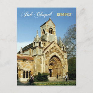 Ják Chapel, Vajdahunyad Castle, Budapest, Hungary Postcard