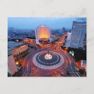 Jakarta Cityscape Postcard