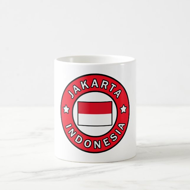 Jakarta Indonesia Coffee Mug (Center)