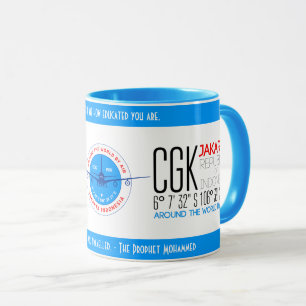 Jakarta, Indonesia elegant Mug