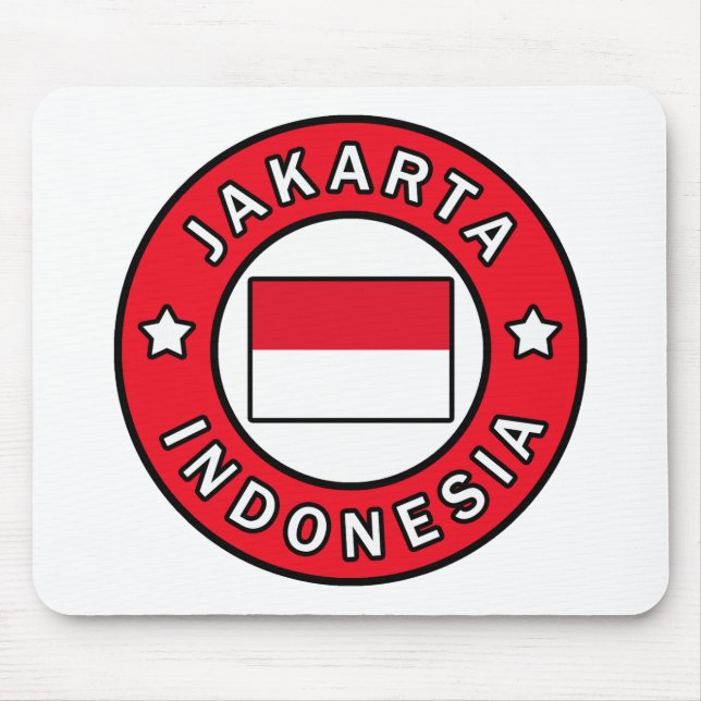 Jakarta Indonesia Mouse Pad (Front)