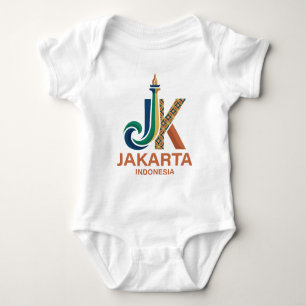 Jakarta Indonesia Southeast Asia Baby Bodysuit