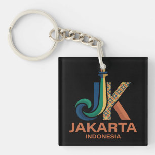 Jakarta Indonesia Southeast Asia Key Ring