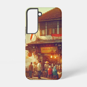Jakarta Street Coffee Shop Samsung Galaxy Case