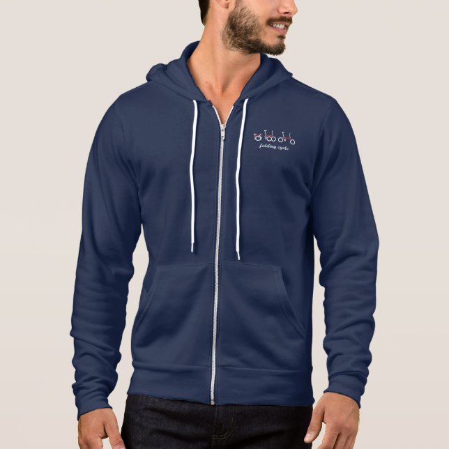 Jakcet Folding Cycle Hoodie (Front)